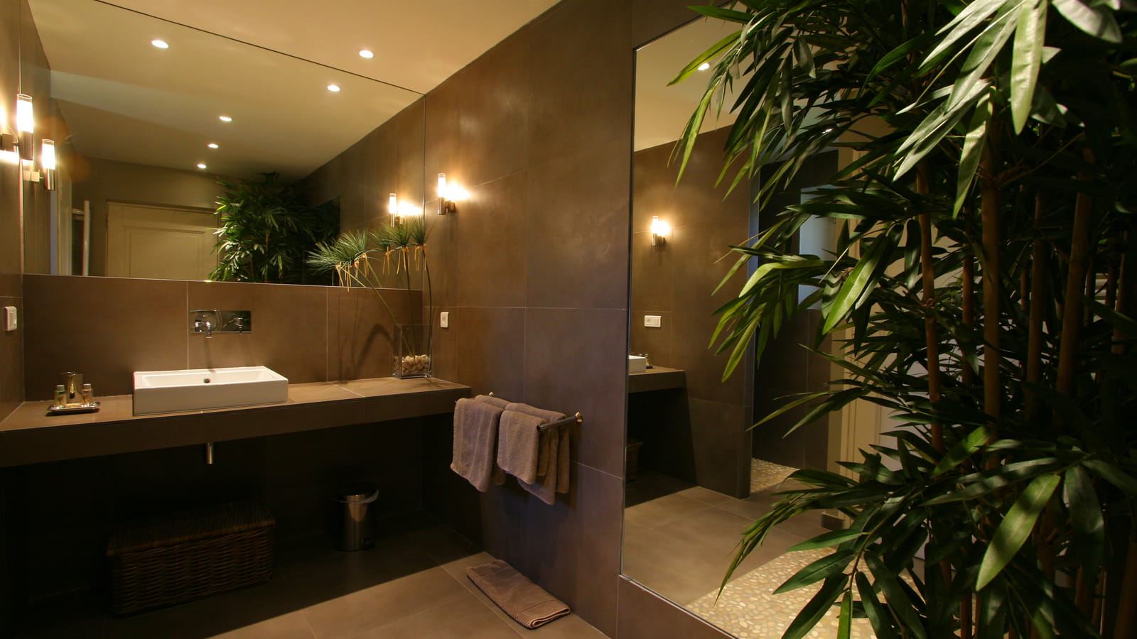 Salle de bains épurée