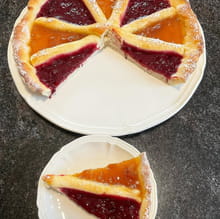 Tarte aux deux confitures : Etape 4