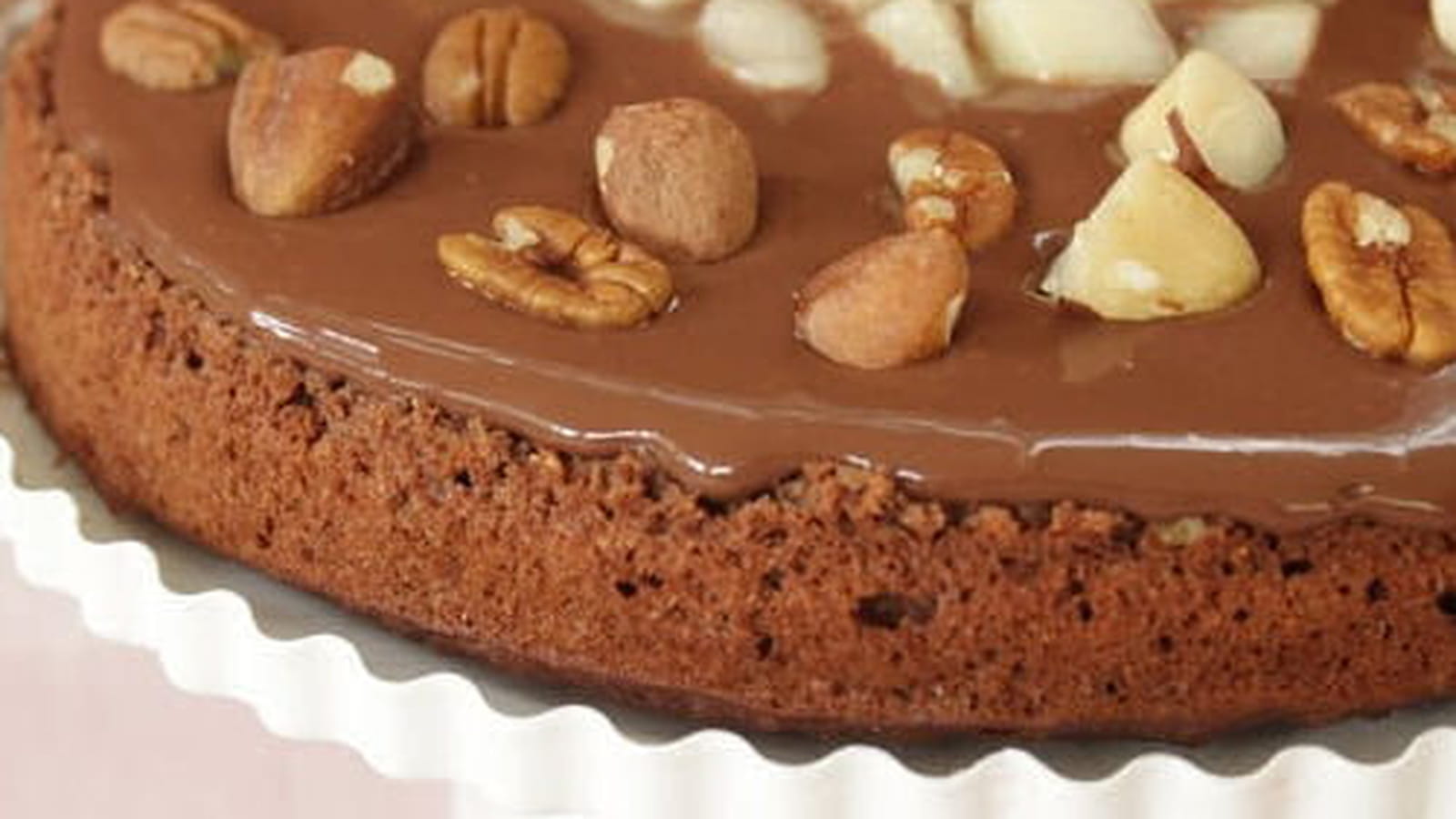 Fondant chocolat et poire sans sucre ni beurre