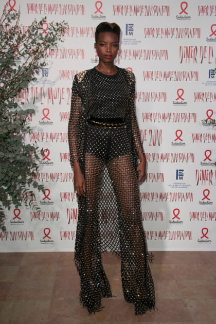 Maria Borges au d&icirc;ner de la mode du Sidaction