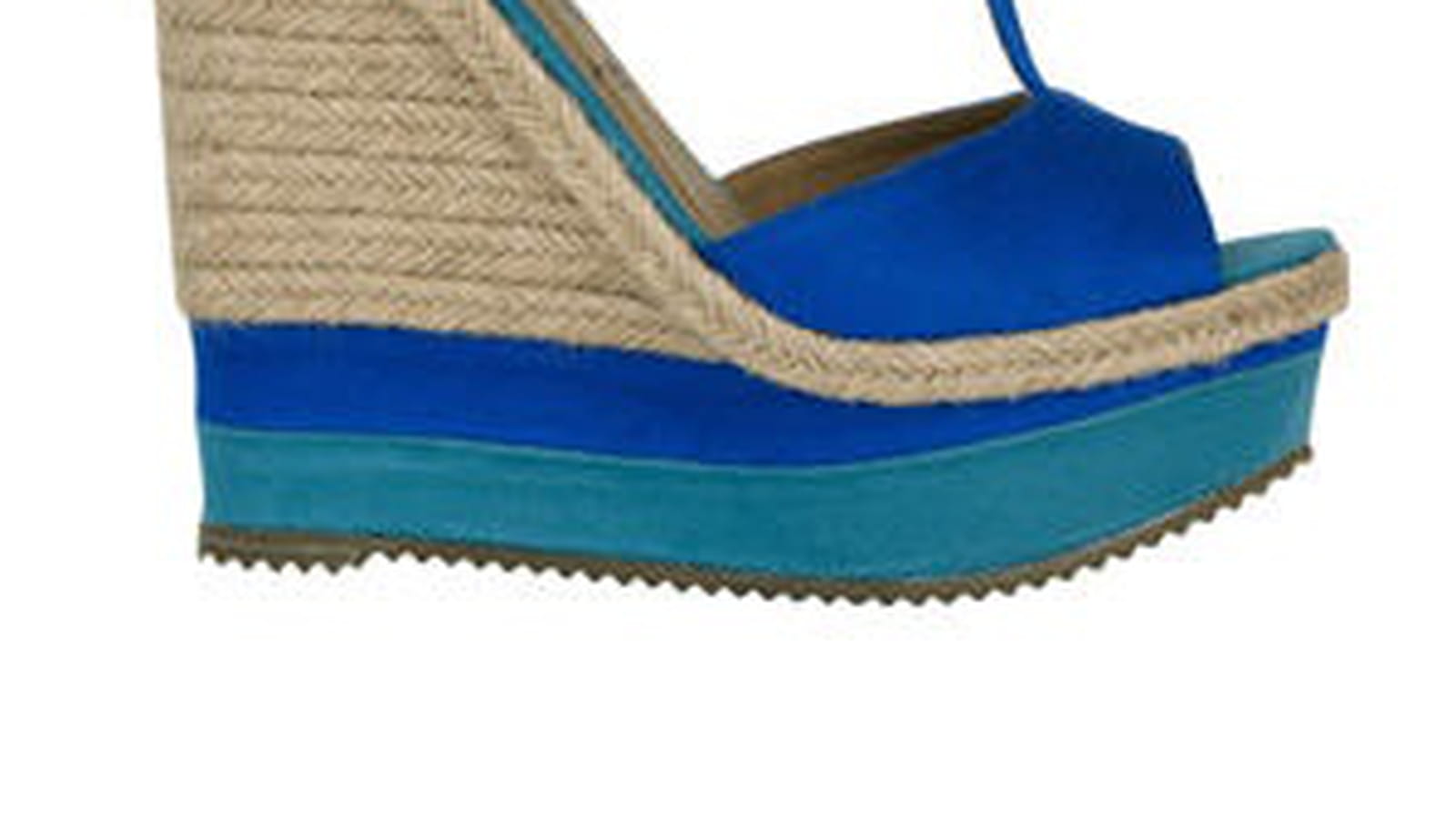 Compensées bleues de New Look