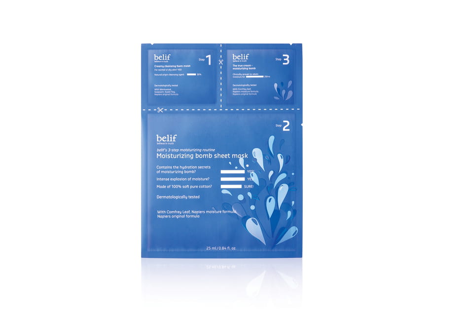 Le masque Bomb Hydratant de Belif