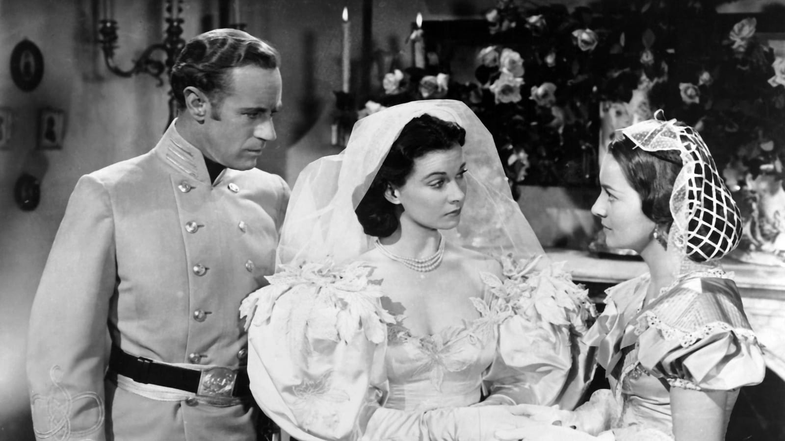 Olivia De Havilland, Vivien Leigh et Leslie Howard