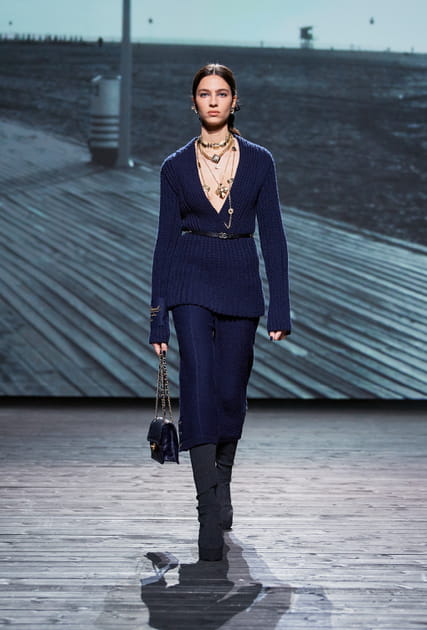 Look 45&nbsp;du d&eacute;fil&eacute; Chanel automne-hiver 2024-2025