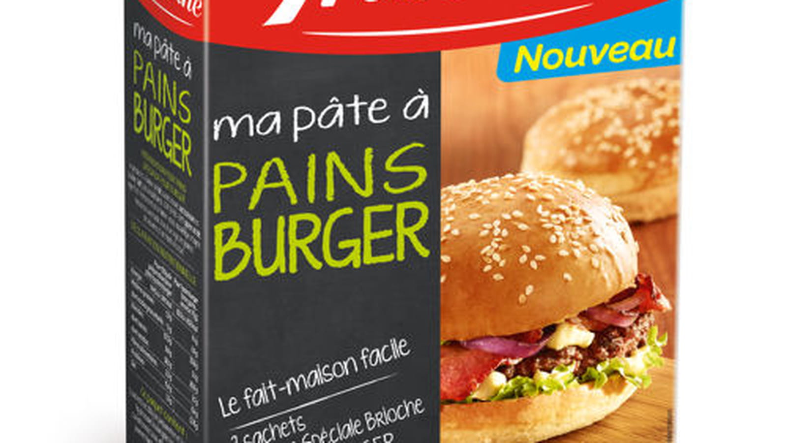 Préparation Ma pâte à pains burger de Francine
