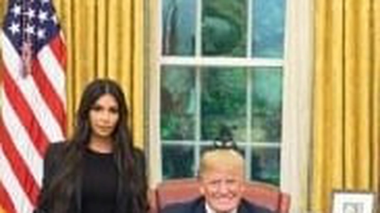 Kim Kardashian et Donald Trump 