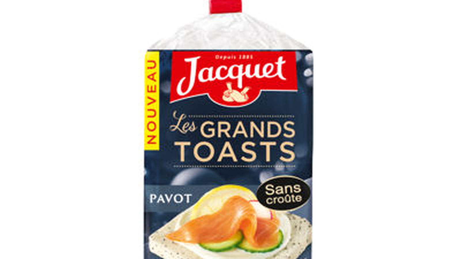 Grands toasts pavot sans croûte Jacquet 