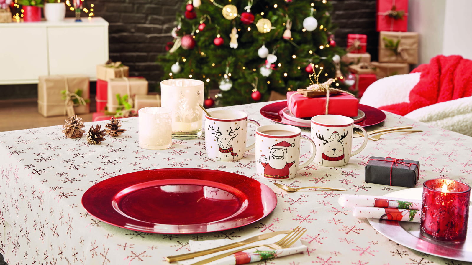 Vaisselle de Noël