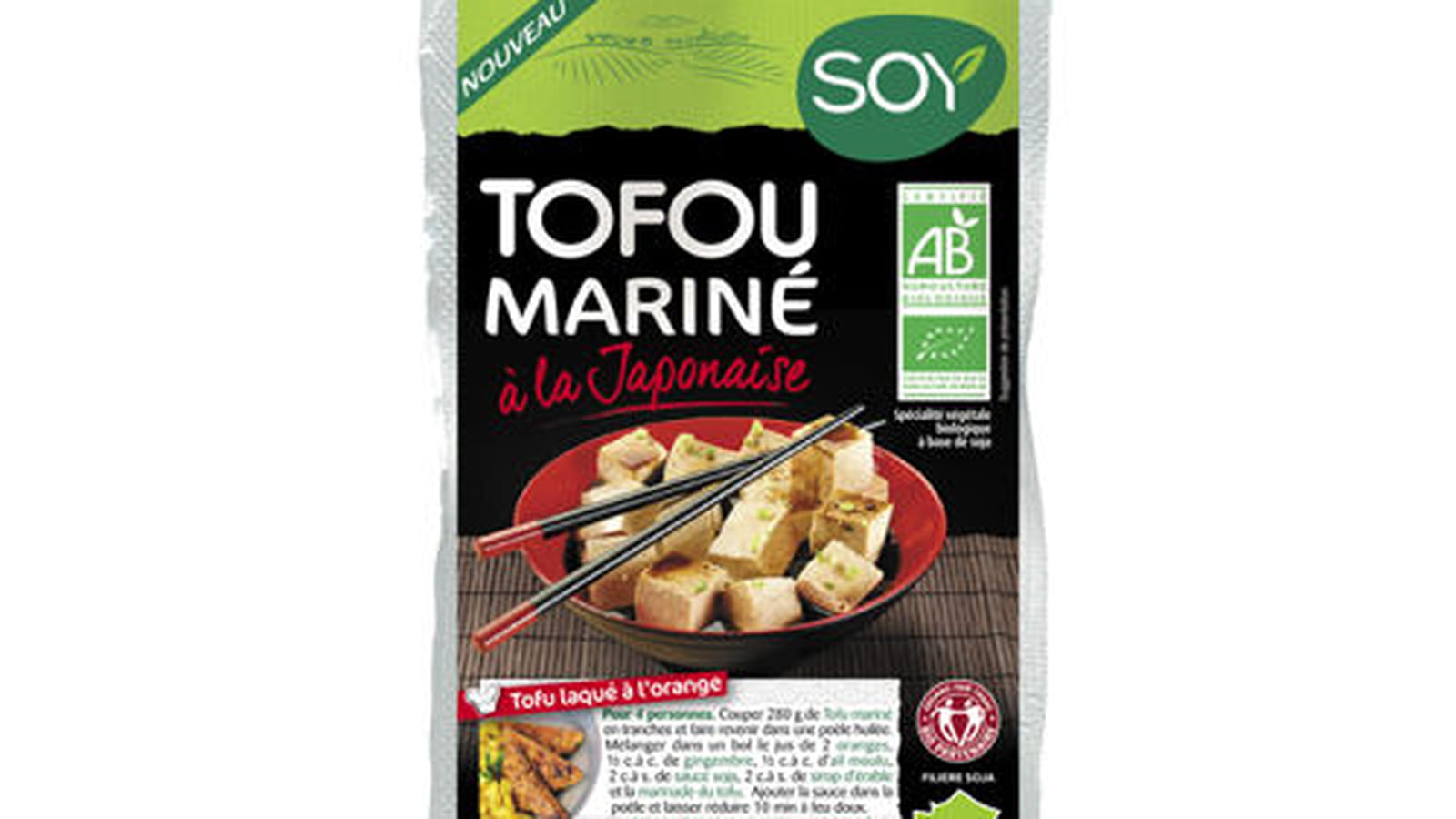 Tofou mariné de Soy