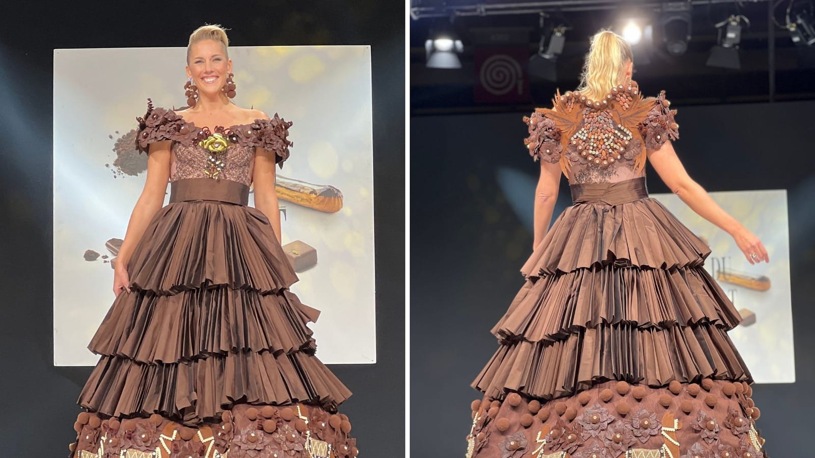 Sandy Heribert au Salon du Chocolat