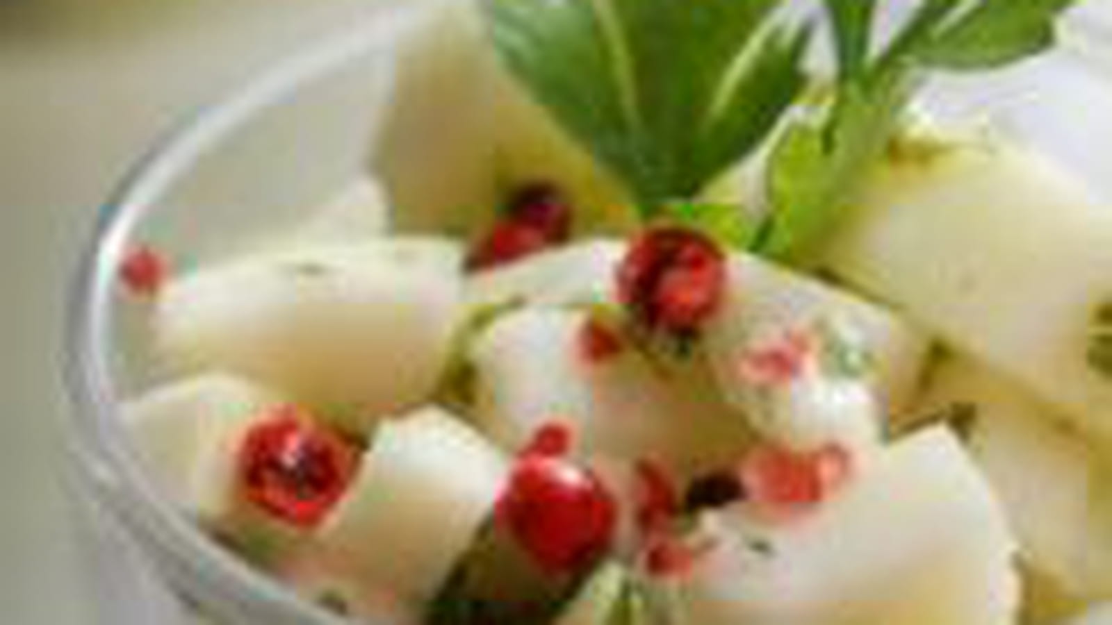 Panna cotta courgette-chèvre