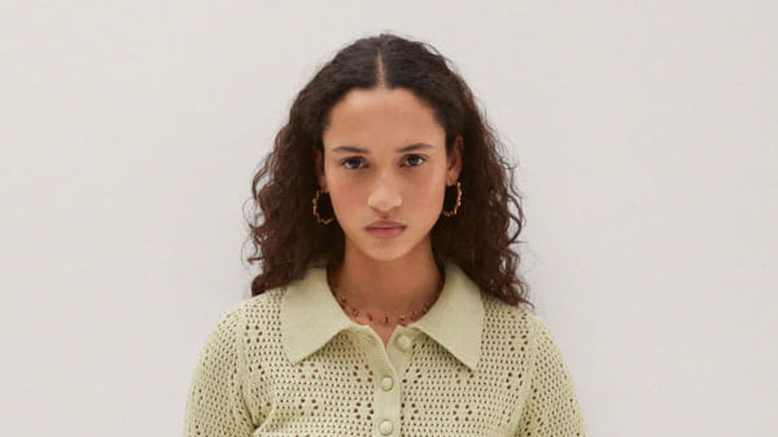 Robe style polo Mango 