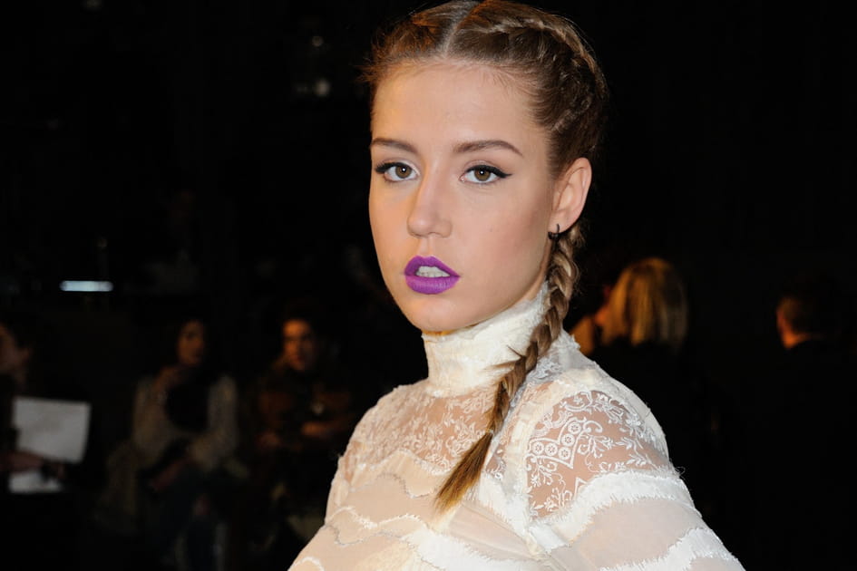 Le rouge &agrave; l&egrave;vres violet d'Ad&egrave;le Exarchopoulos
