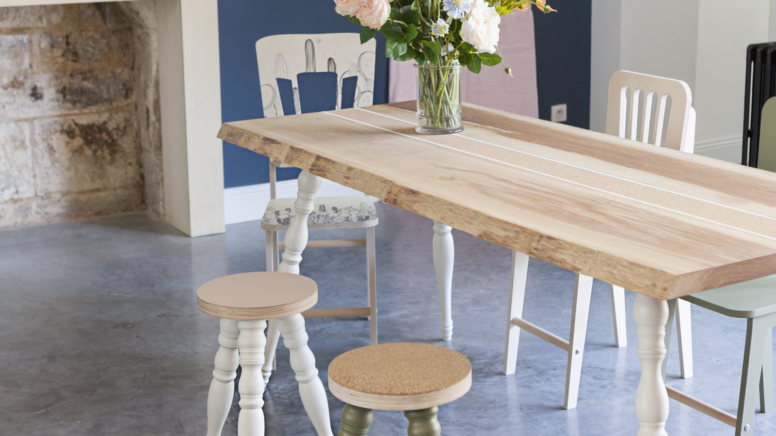 Table Tray Blomkal