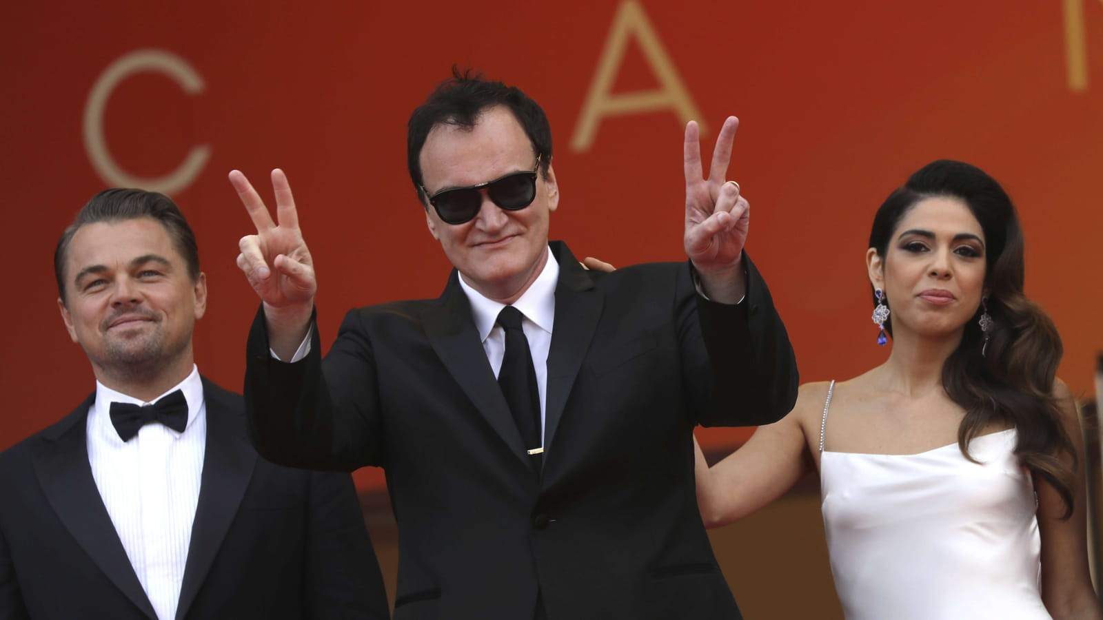 Leonardo DiCaprio, Quentin Tarantino et Daniela Pick