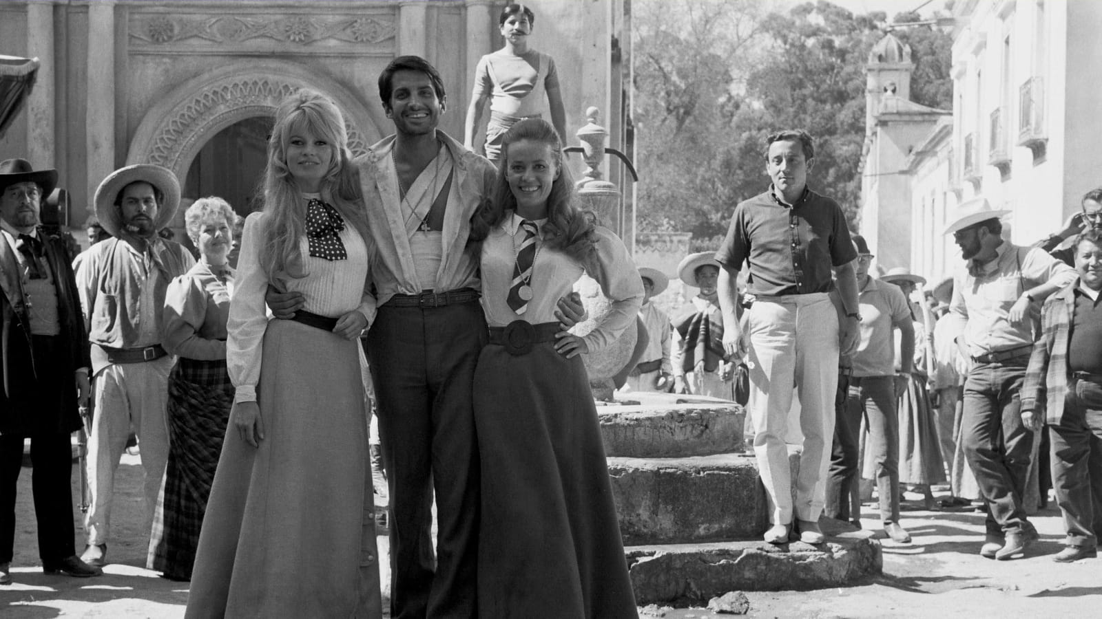 Avec Brigitte Bardot et George Hamilton dans "Viva Maria"