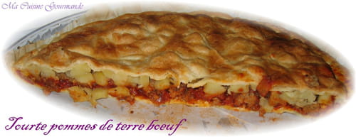 Tourte pommes de terre et boeuf