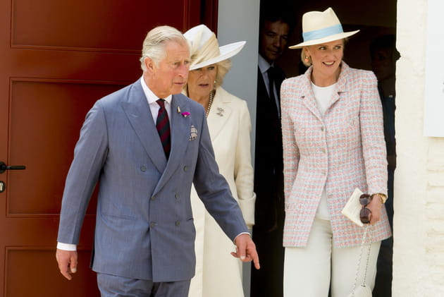 Astrid de Belgique et le duché de Cornwall à la Ferme d'Hougoumont