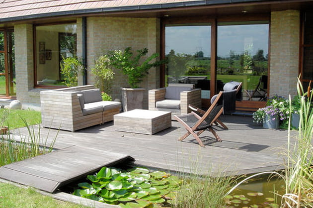 Une terrasse toute en bois