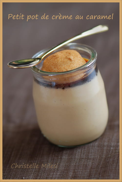 Petit pot de crème au caramel