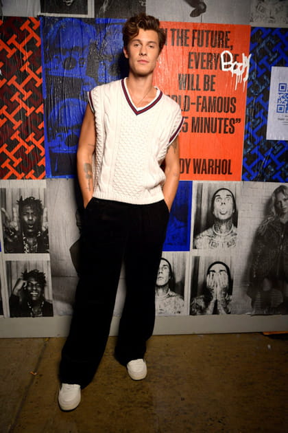 Shawn Mendes au d&eacute;fil&eacute; Tommy Hilfiger