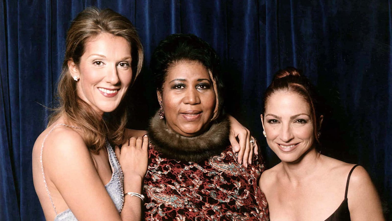Avec Aretha Franklin et Gloria Estefan