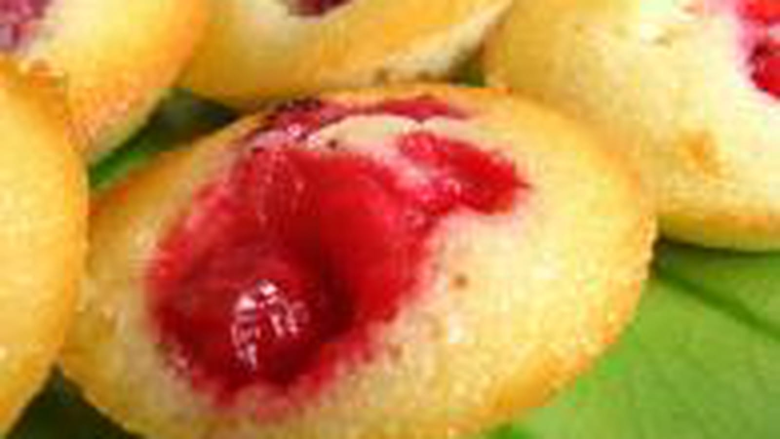 Financiers aux framboises