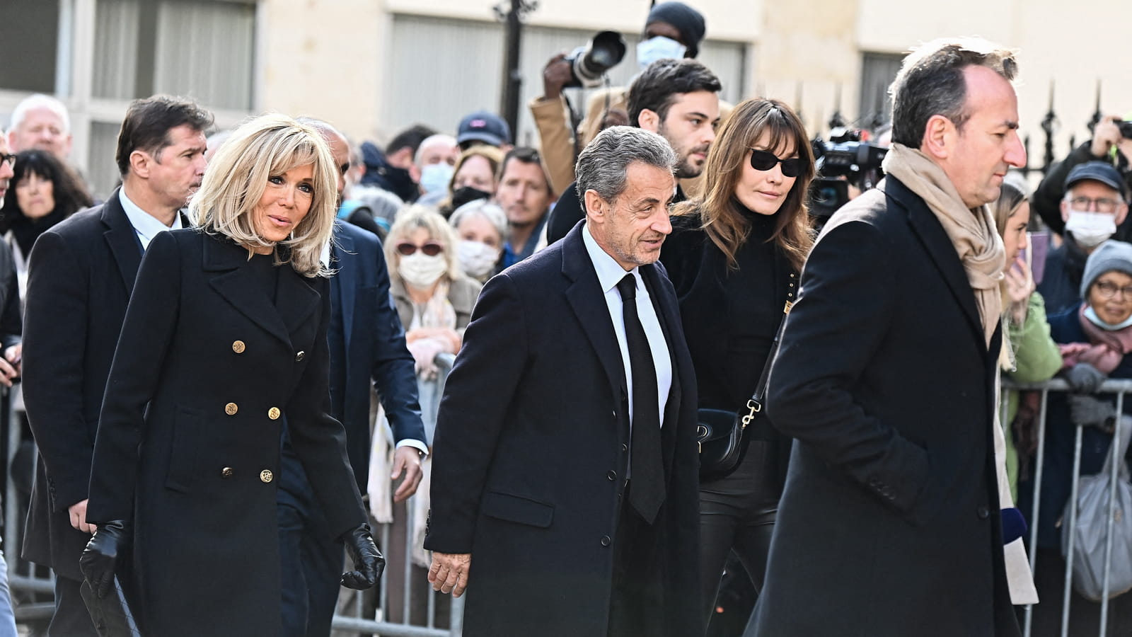 Brigitte Macron, Nicolas Sarkozy et Carla Bruni-Sarkozy