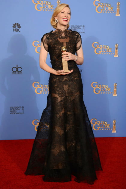 Cate Blanchett et sa longue robe transparente