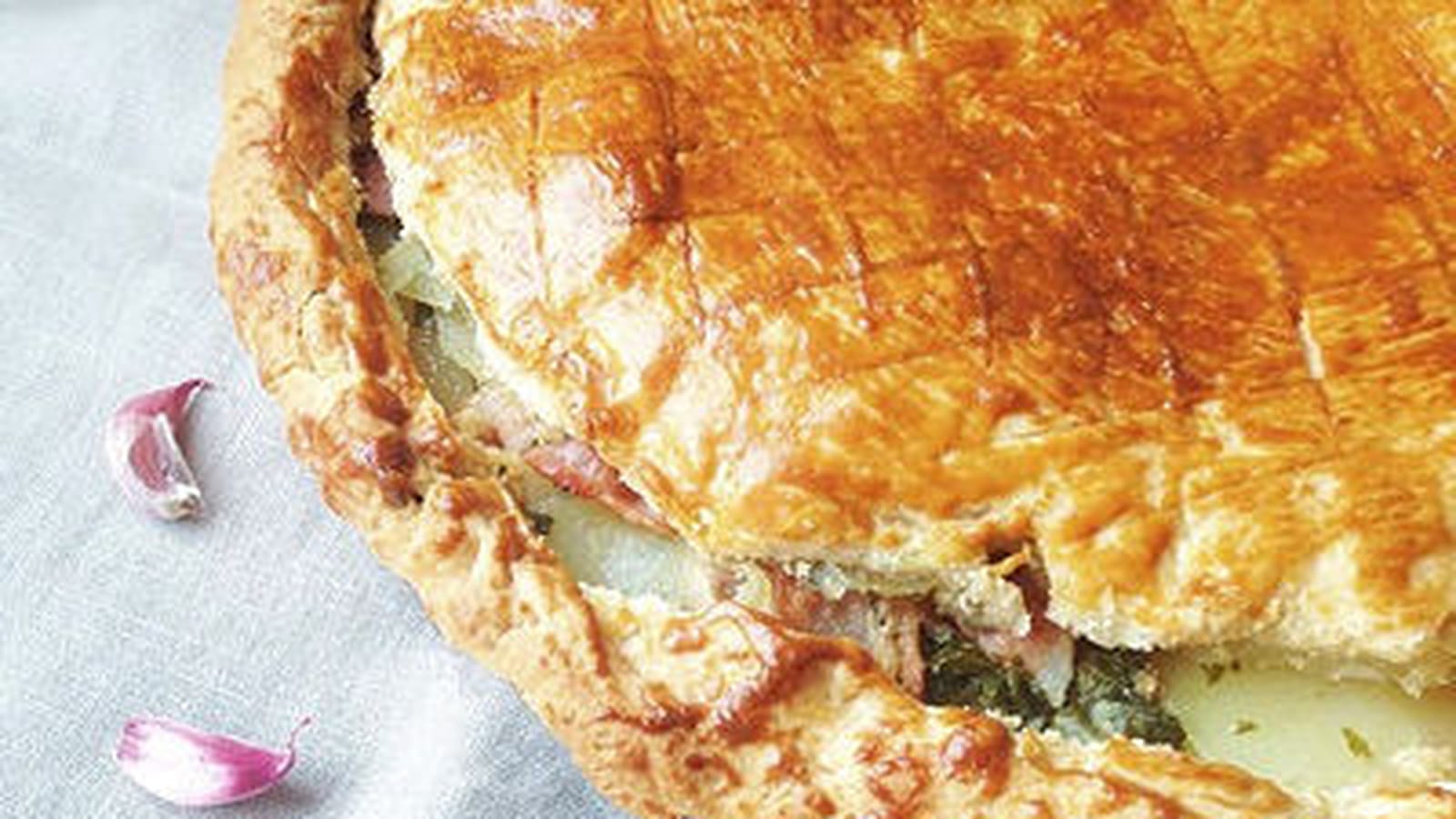 Pâté de pommes de terre au lard