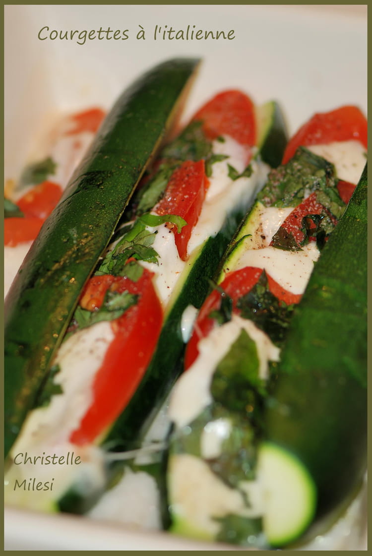 Recette de Courgettes à l'italienne