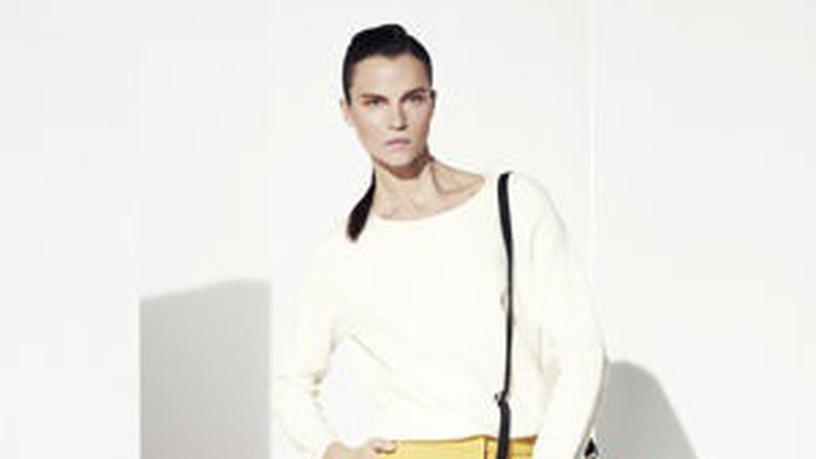 Pantalon jaune de Marks & Spencer