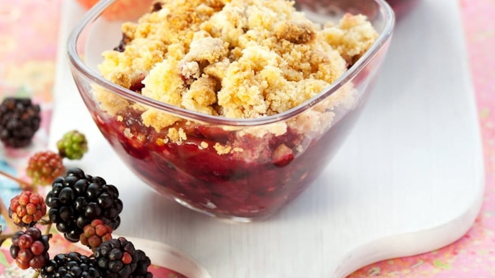 Crumble aux mûres