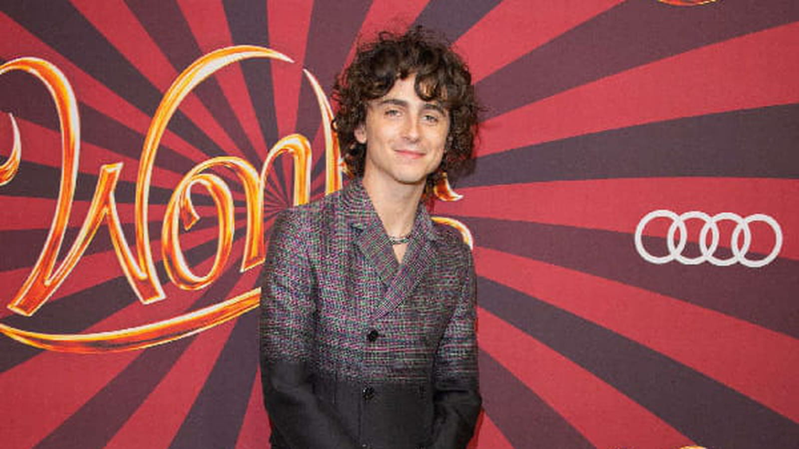 Timothée Chalamet le 13 décembre 2023