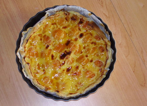 Tarte à l'abricot et fleur d'oranger