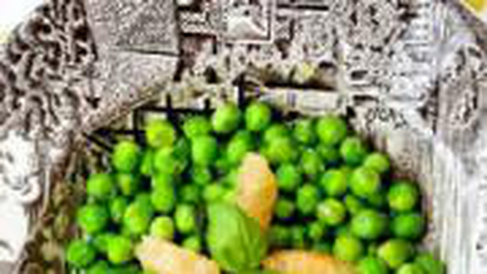 Petits pois pamplemousse & basilic