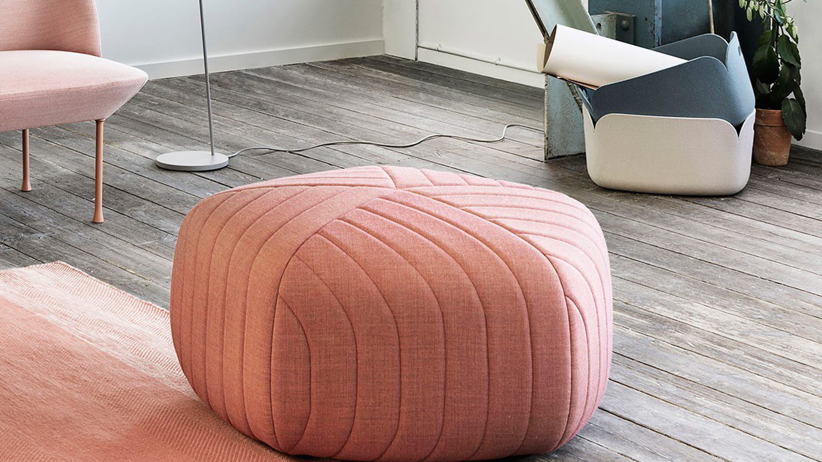 Pouf matelassé Muuto