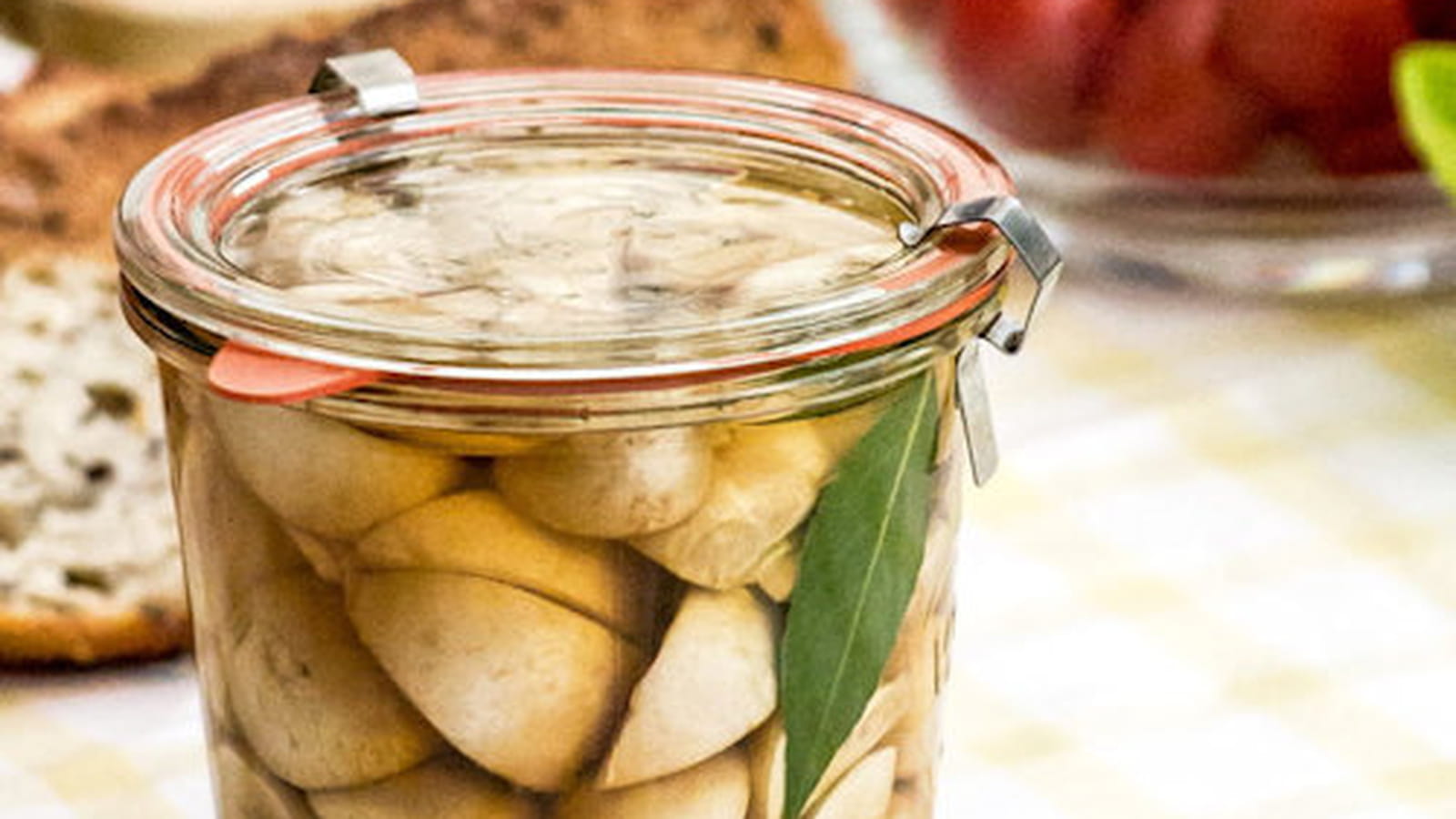 Pickles de champignons LOU au vinaigre de cidre