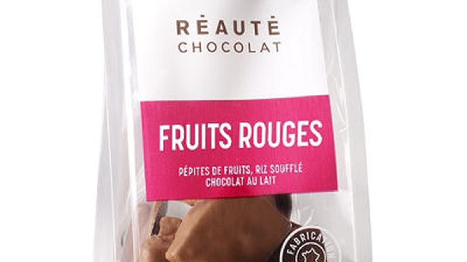 Bonbon de chocolat Fruits rouges de Réauté Chocolat