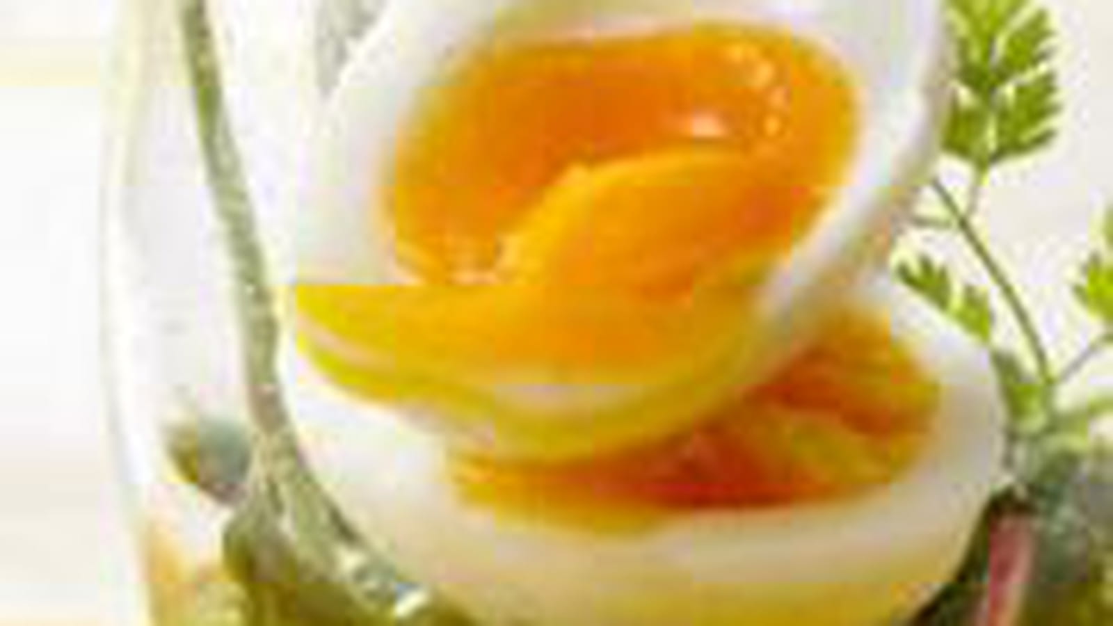Oeuf cristal et ses pousses printanières