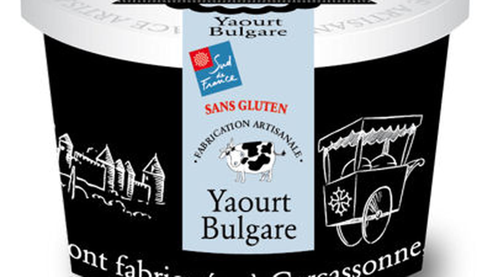 Glace au yaourt Bulgare de La Belle Aude pour Monoprix 