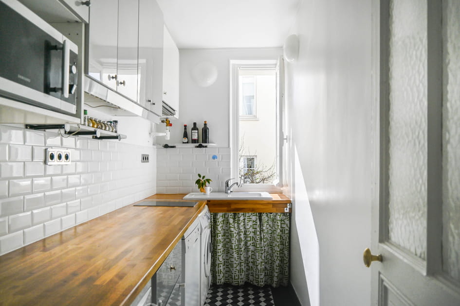 Avant&nbsp;: une petite cuisine s&eacute;par&eacute;e