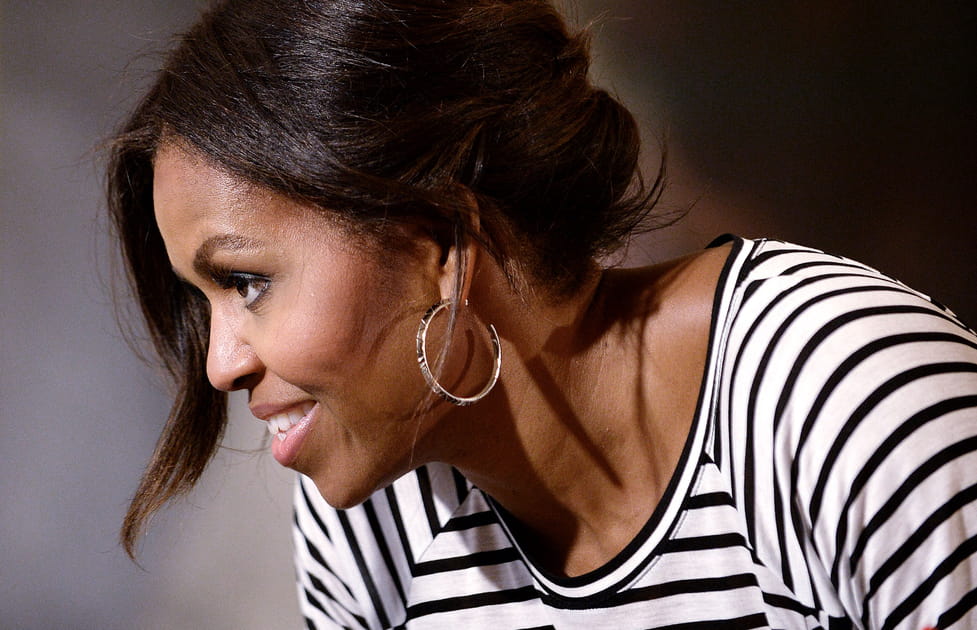 Le chignon bas de Michelle Obama