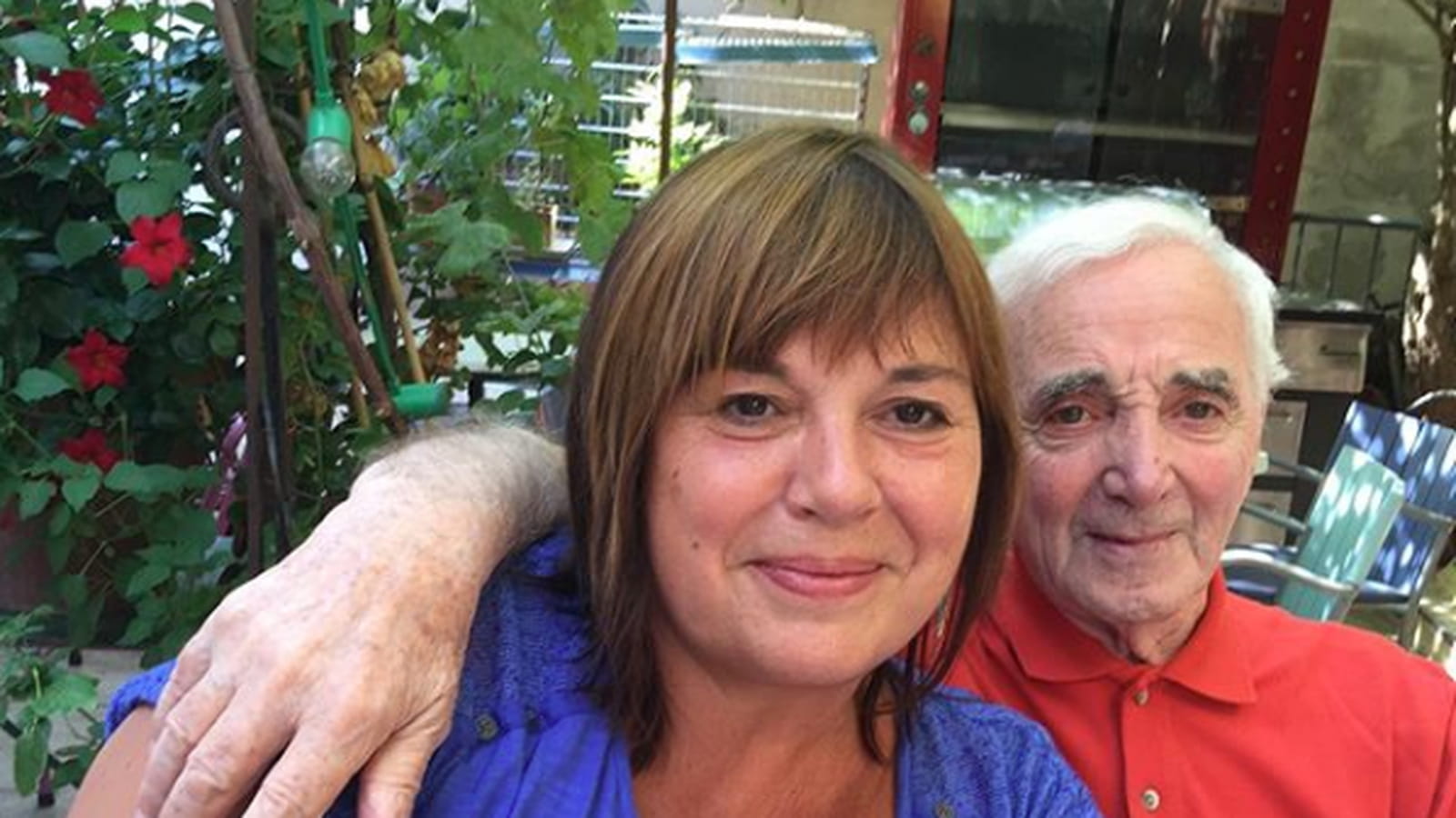 Michèle Bernier et Charles Aznavour