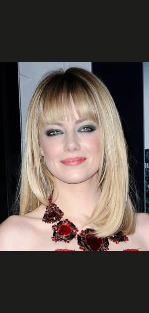 Frange de star&nbsp;: Emma Stone avec frange