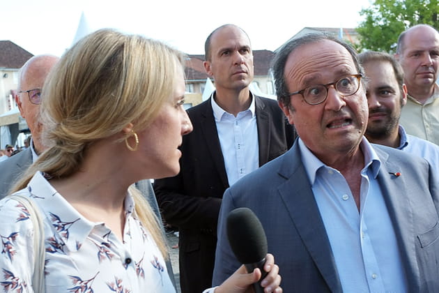 François Hollande est crispé