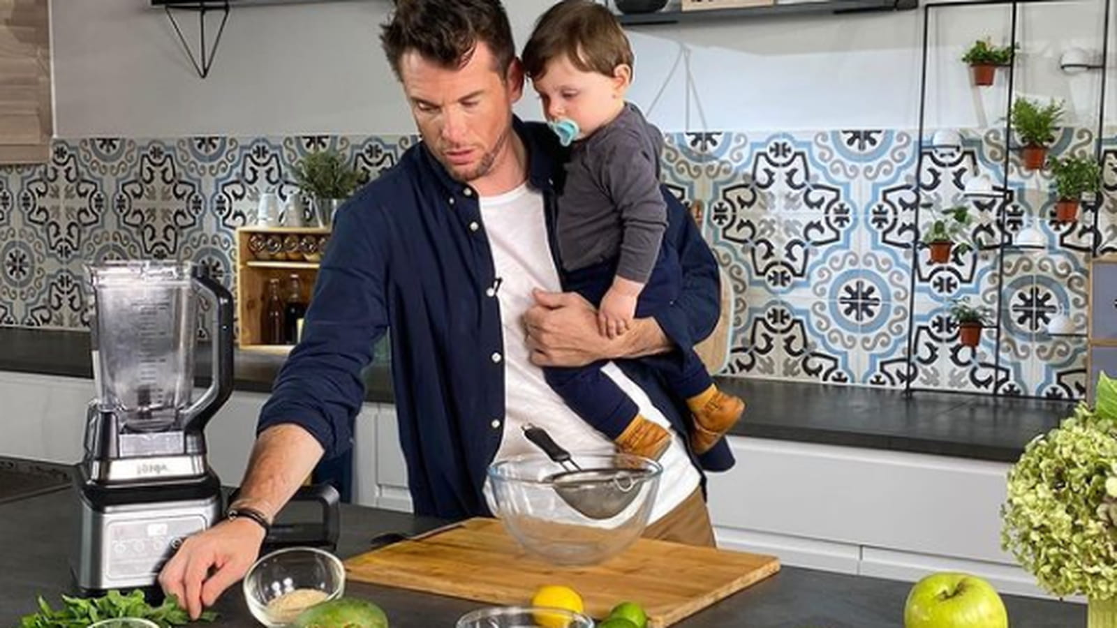 Norbert Tarayre et son fils