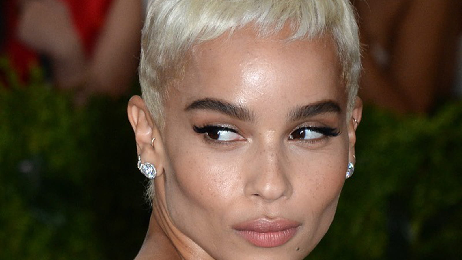 Zoë Kravitz en blonde