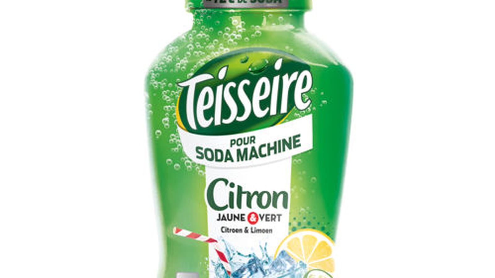 Teisseire pour Soda Machine saveur Citron jaune et vert