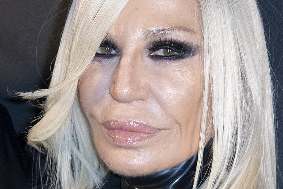 Le smoky eyes de Donatella Versace